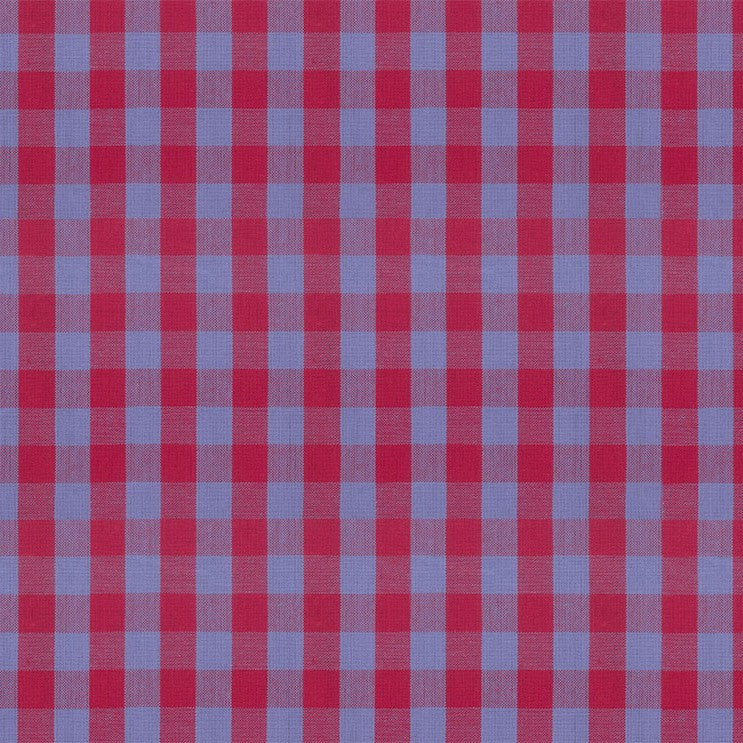 a repeating pattern of red and blue squares, creating a checkered or plaid design.
