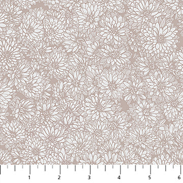 a repeating pattern of white flowers or daisies, creating a visually appealing and intricate design.