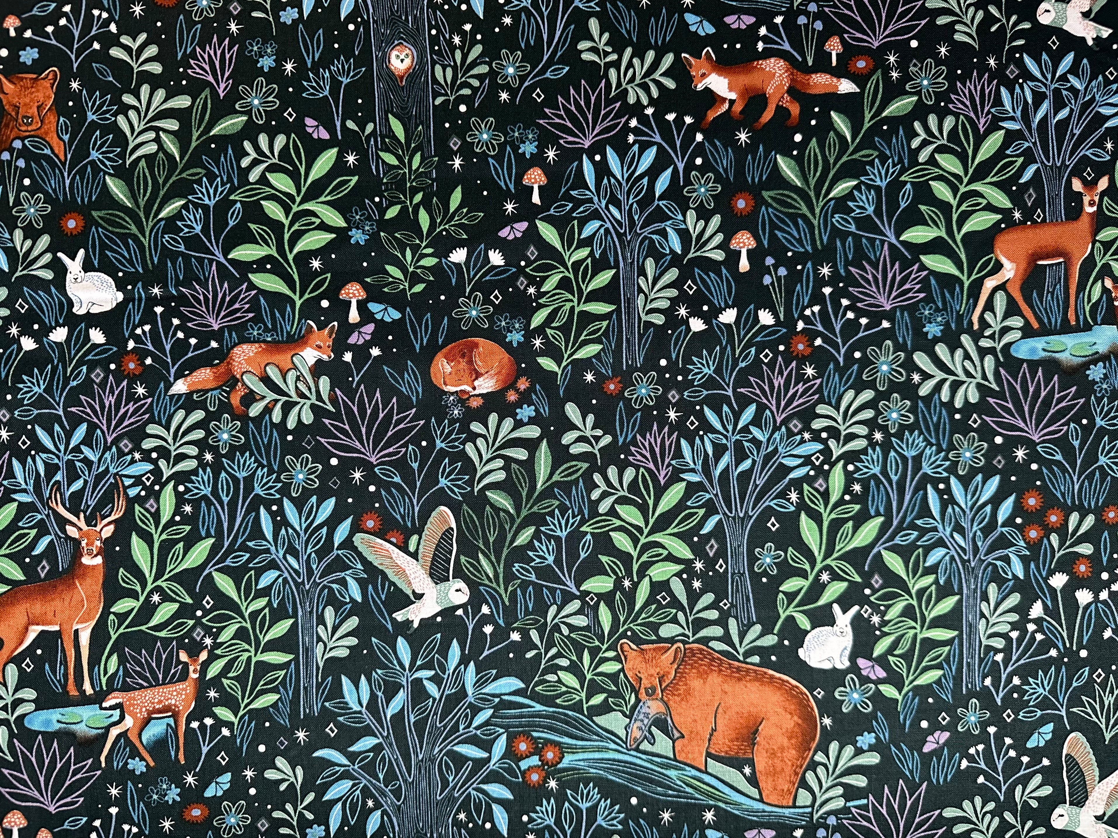Woodland Magic Dark Navy 8001-79