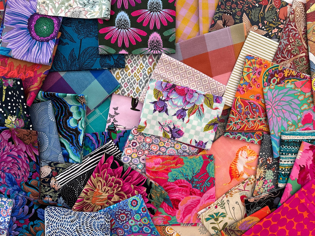 2 lb Small Fabric Scraps Bundle