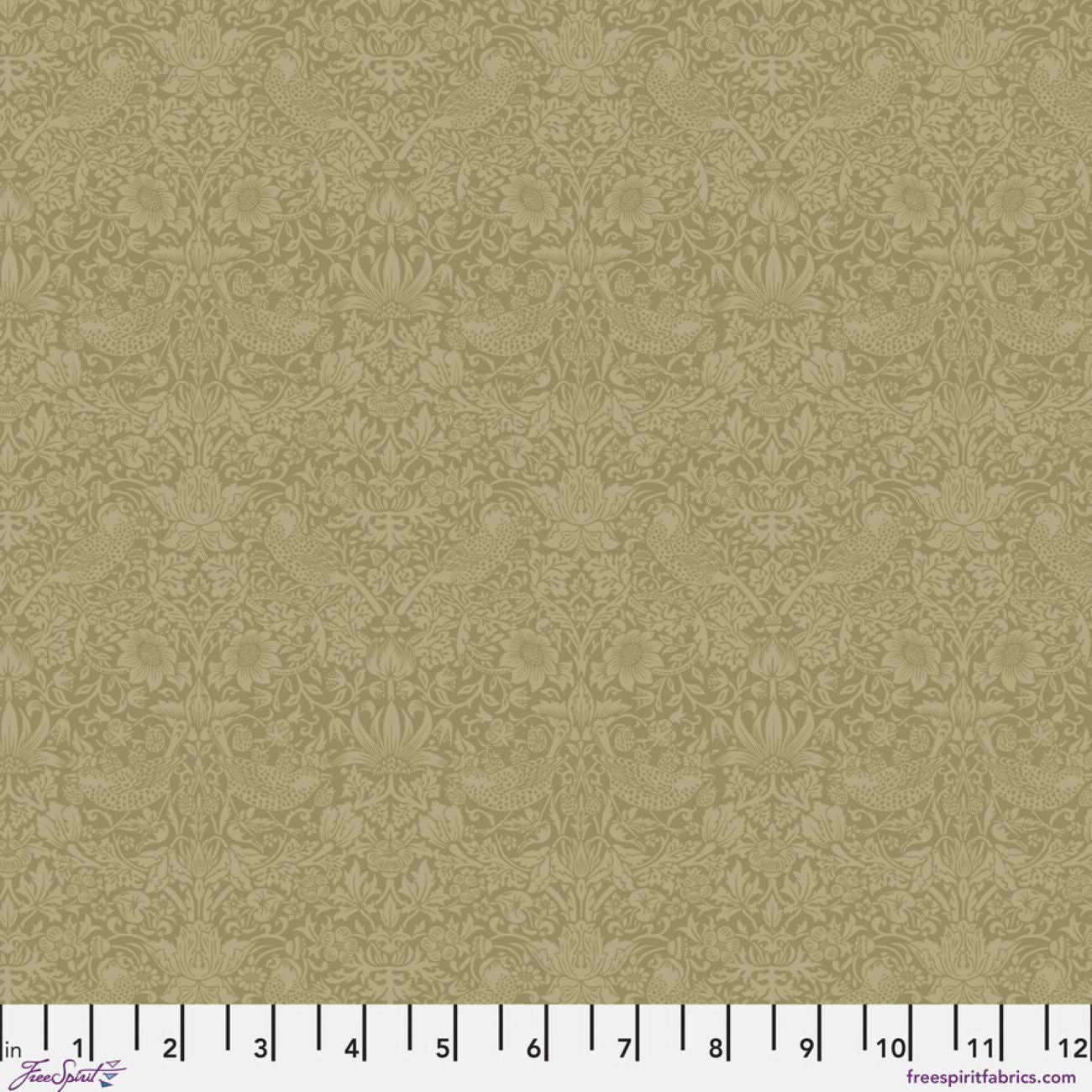 The image is a repeating pattern of a floral design in shades of brown.