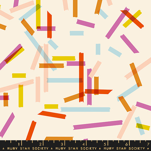 The image is a collage of various colorful paint strokes and lines, creating a vibrant and abstract visual effect.