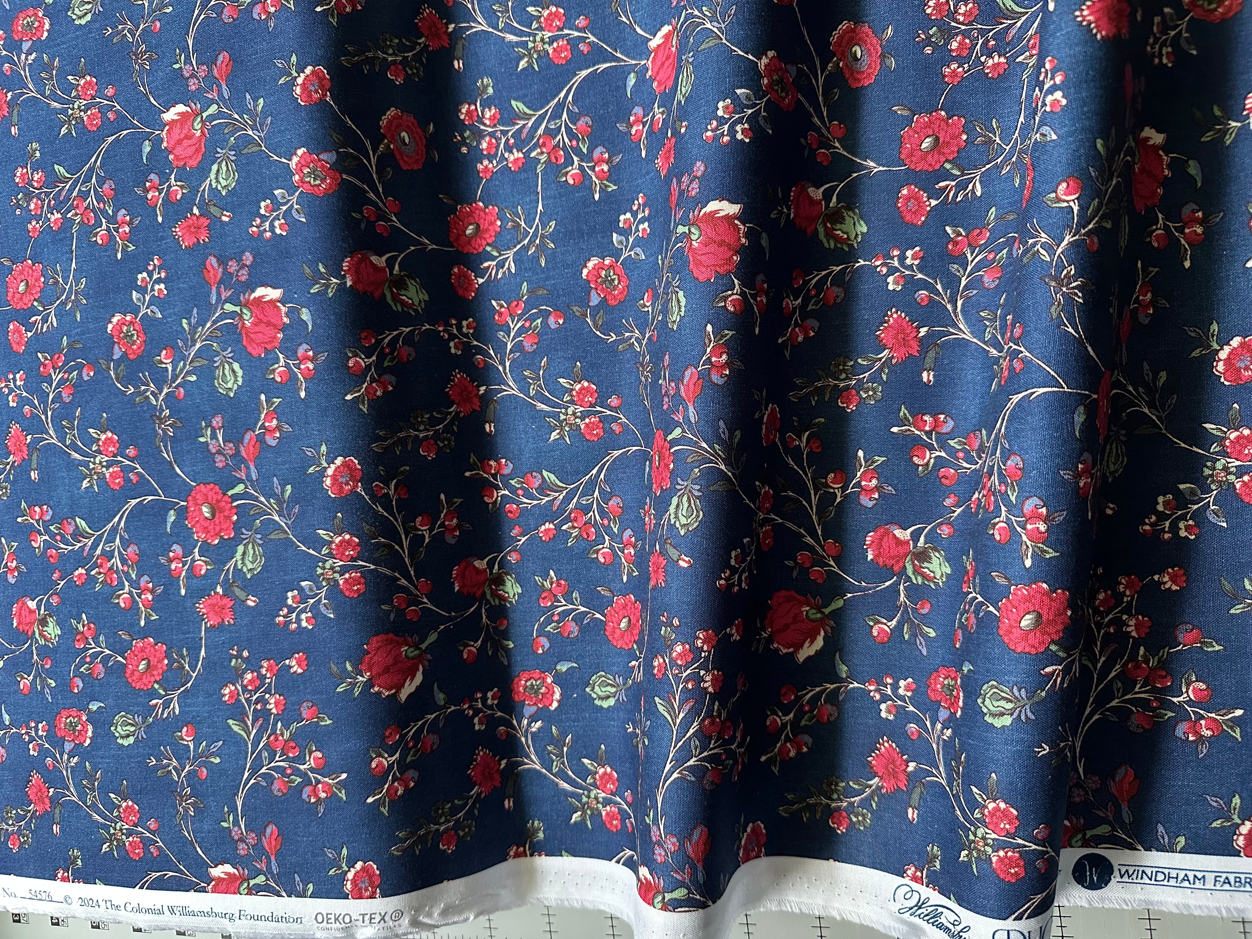 Blooming Vine - Indigo