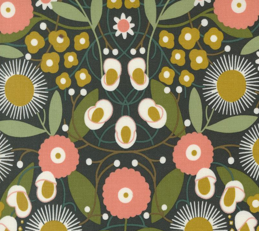 Imaginary Flowers-Ebony by Gingiber, 48381 21, Moda Fabrics