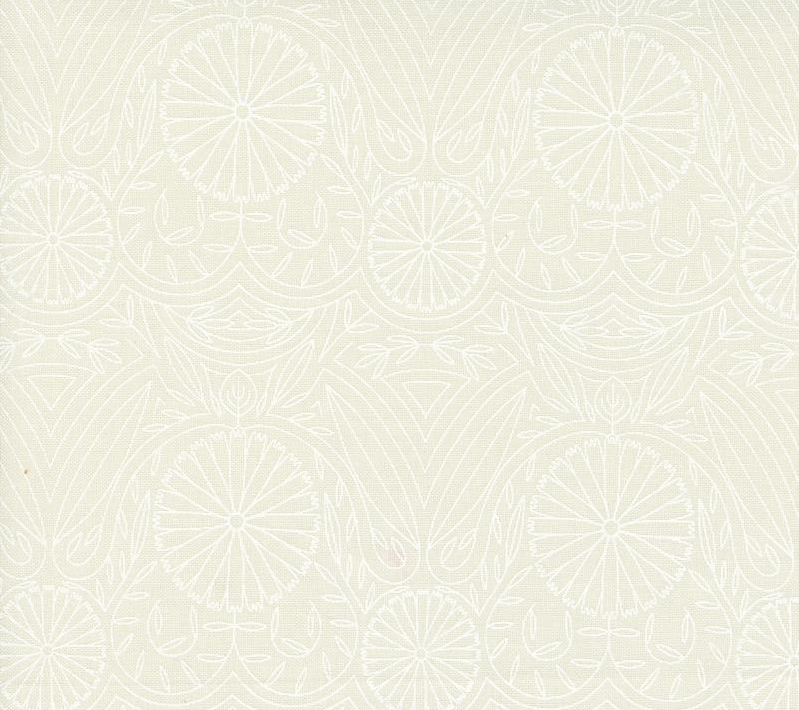 Imaginary Flowers-Cloud White by Gingiber, 48385 31, Moda Fabrics