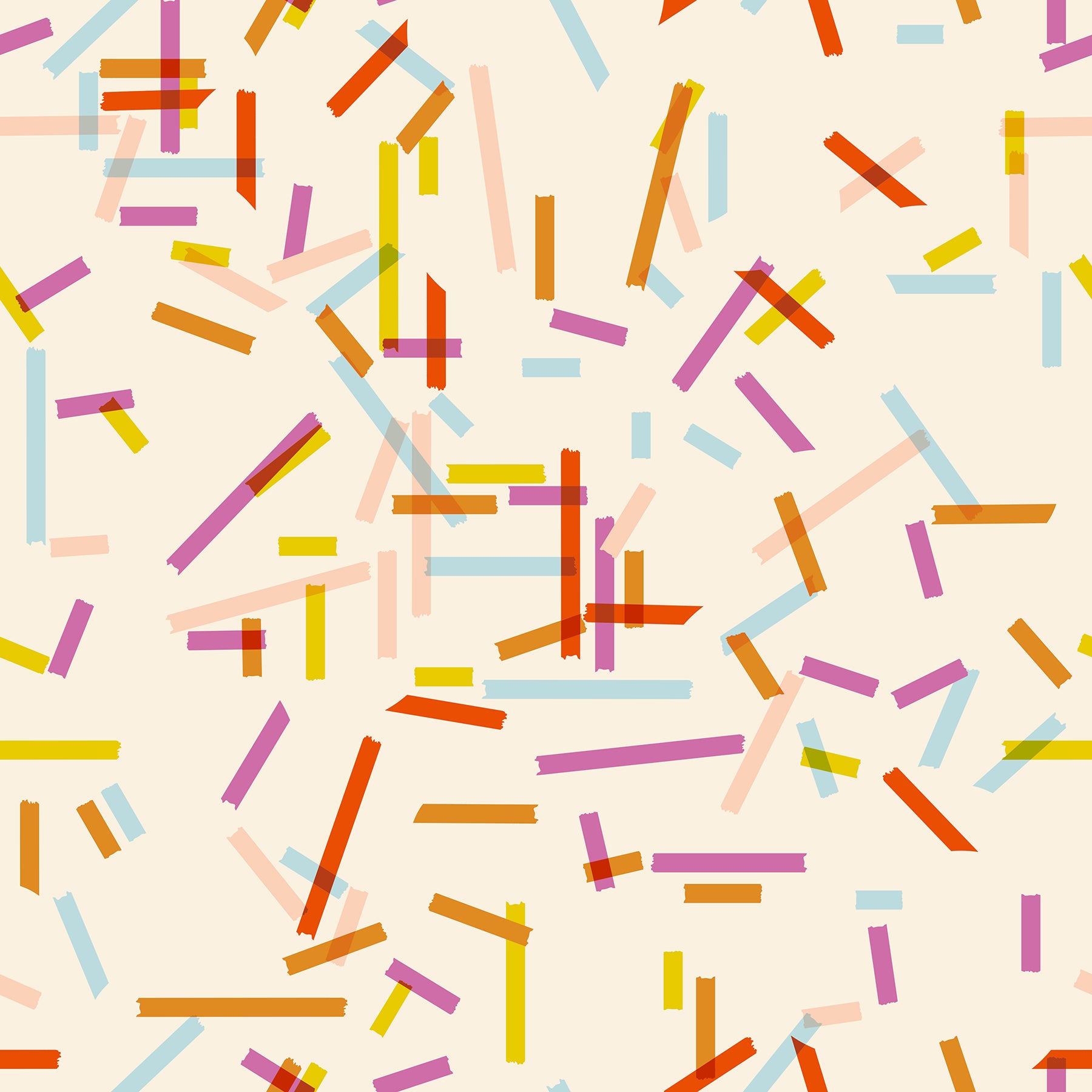 a pattern of overlapping and intersecting colorful lines and shapes, creating a visually striking and dynamic design.