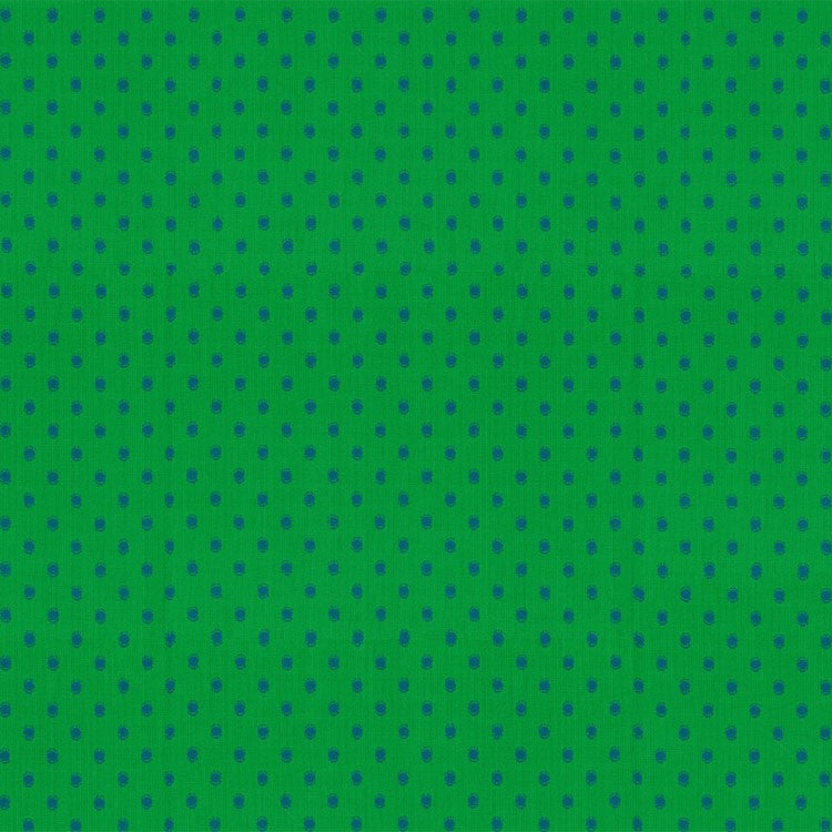 a repeating pattern of green dots on a dark green background.