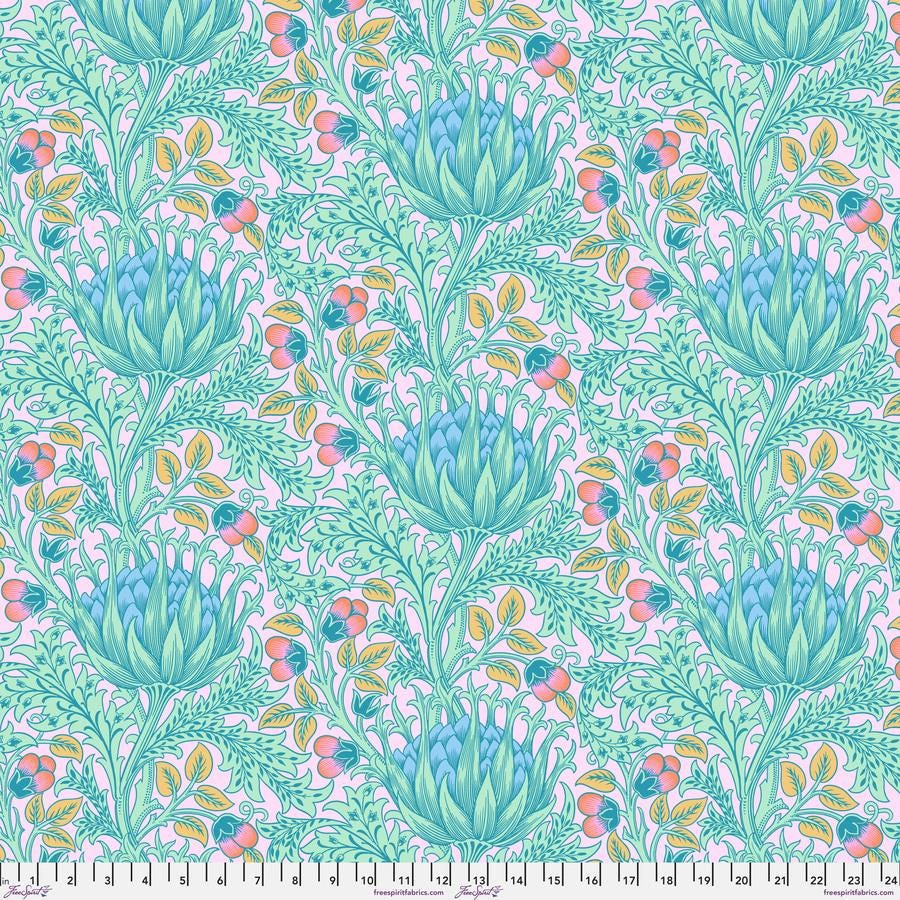 a large floral pattern on a white background