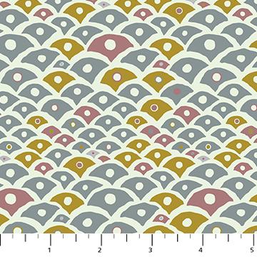 a ruler with a pattern of fish on it