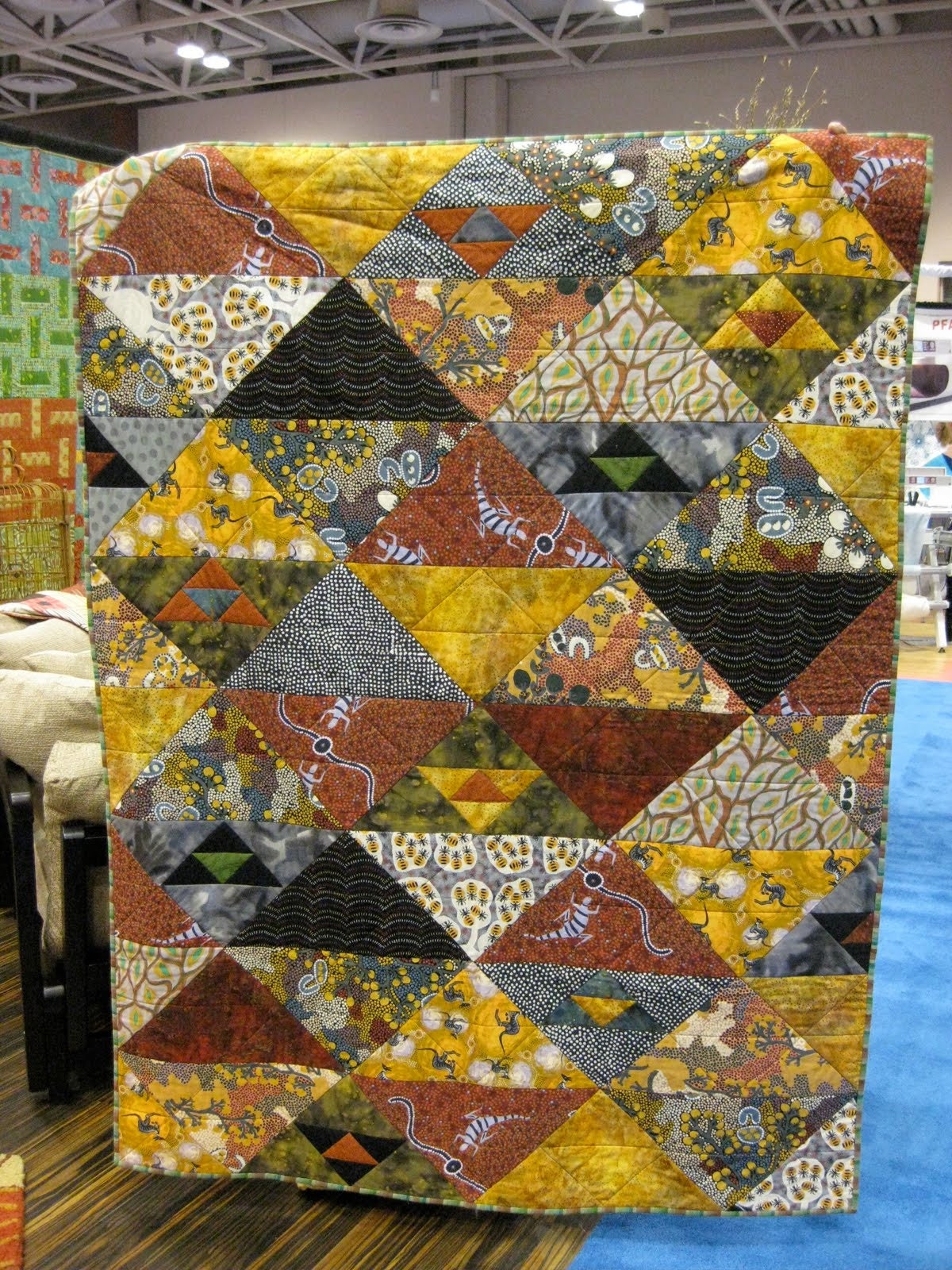 Yuendumu Bush Tomato Ecru, Australian Fabric, Aboriginal Fabric, Ethnic Fabric, Quilt Fabric, Large Print Fabric, Cotton Fabric By The Yard