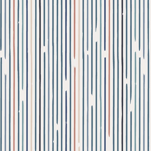 ENCHANTED VOYAGE, High Tide Day ENV-61783, Art Gallery Fabrics, Stripe Fabric, Nautical Decor, Beach Quilt, Quilt Fabric, Fabric By The Yard