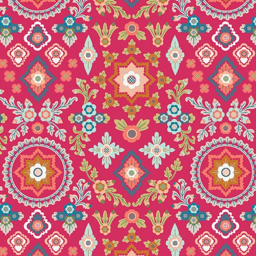 Aloha Spirit Hibiscus AUR-44900, AURA, Art Gallery Fabrics, Quilting Fabric, Boho Decor, Hawaiian Fabric, Cotton Fabric, Fabric By the Yard