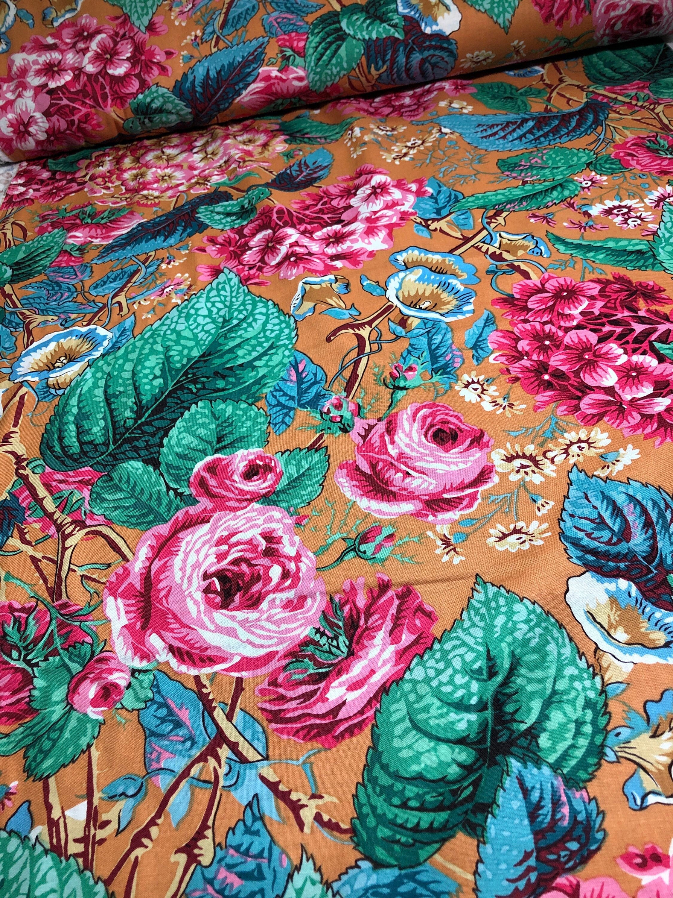 Rose & Hydrangea - Ochre