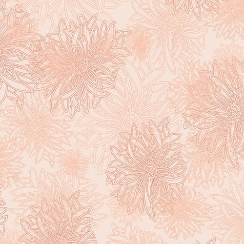 Floral Elements BALLERINA FE-518, Art Gallery Fabrics, Blender Fabric, Quilt Fabric, Pink Blender Fabric, Cotton Fabric, Fabric By The Yard