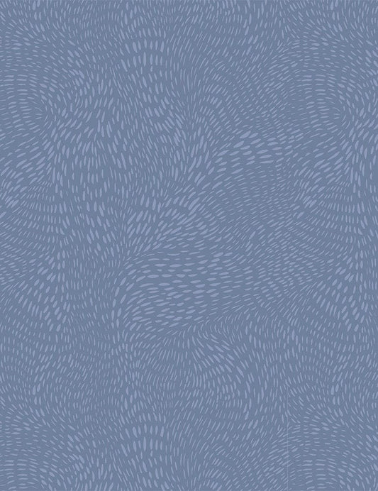 DASH FLOW 1300 ALLURE Dear Stella, Quilt Fabric, Cotton Fabric, Blender Fabric, Blue Fabric, Blue Blender, Periwinkle, Fabric By The Yard