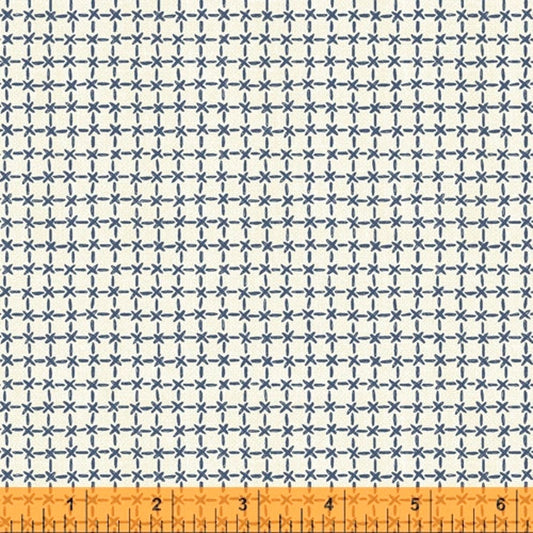 SASHIKO Grid Ivory 51816-1 Windham Fabrics, Whistler Studios, Quilt Fabric, Japanese, Quilting, Cotton Fabric, Fabric By The Yard