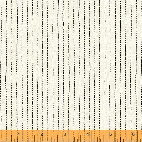 SASHIKO Stitched Stripe Ivory 51817-1 Windham Fabrics, Whistler Studios, Quilt Fabric, Japanese, Quilting, Cotton Fabric, Fabric By The Yard