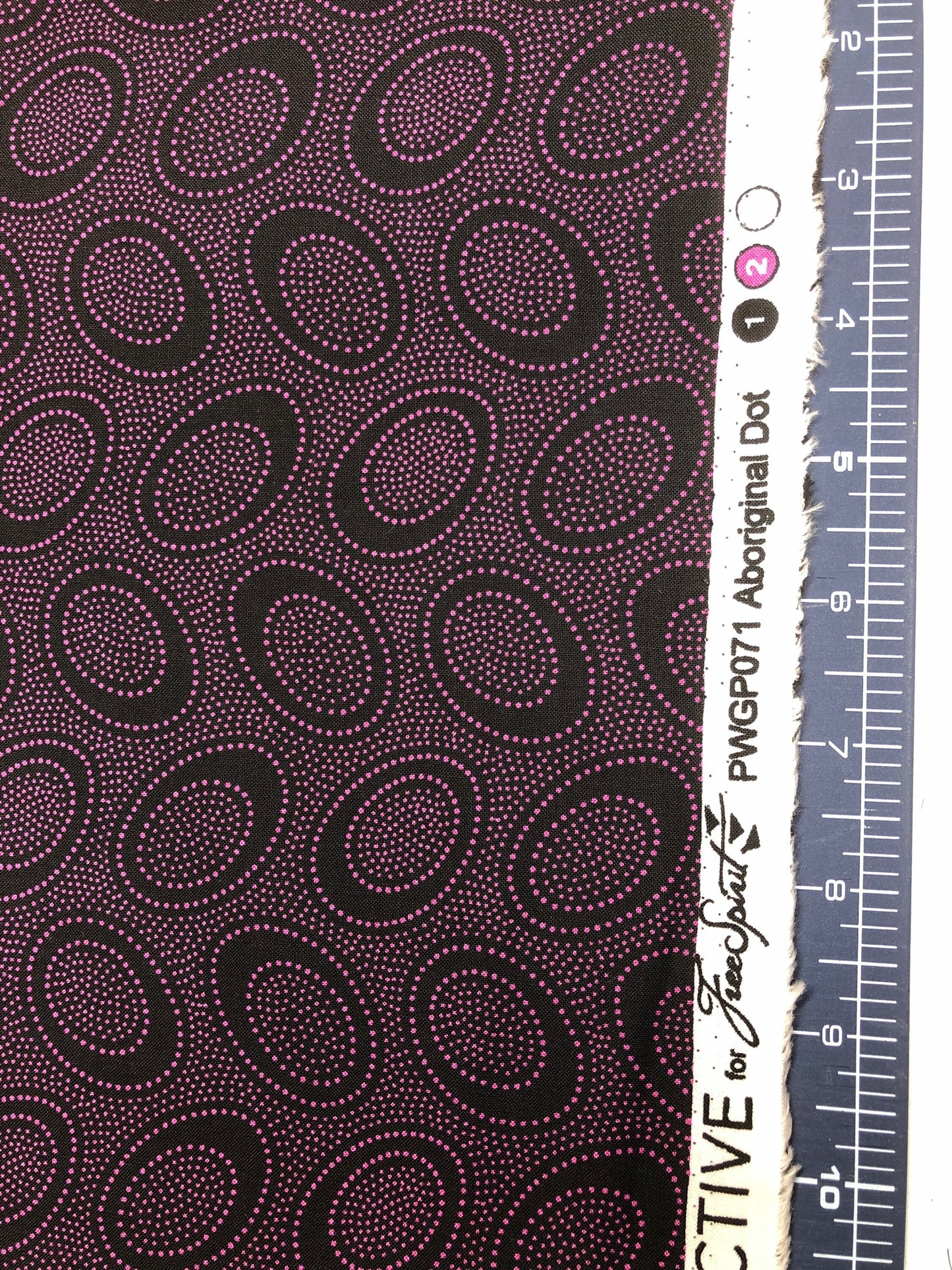Aboriginal Dot in Orchid GP71, Kaffe Fassett Fabric, Quilt Fabric, Cotton Fabric, Blender Fabric, Quilting Fabric, Fabric By The Yard