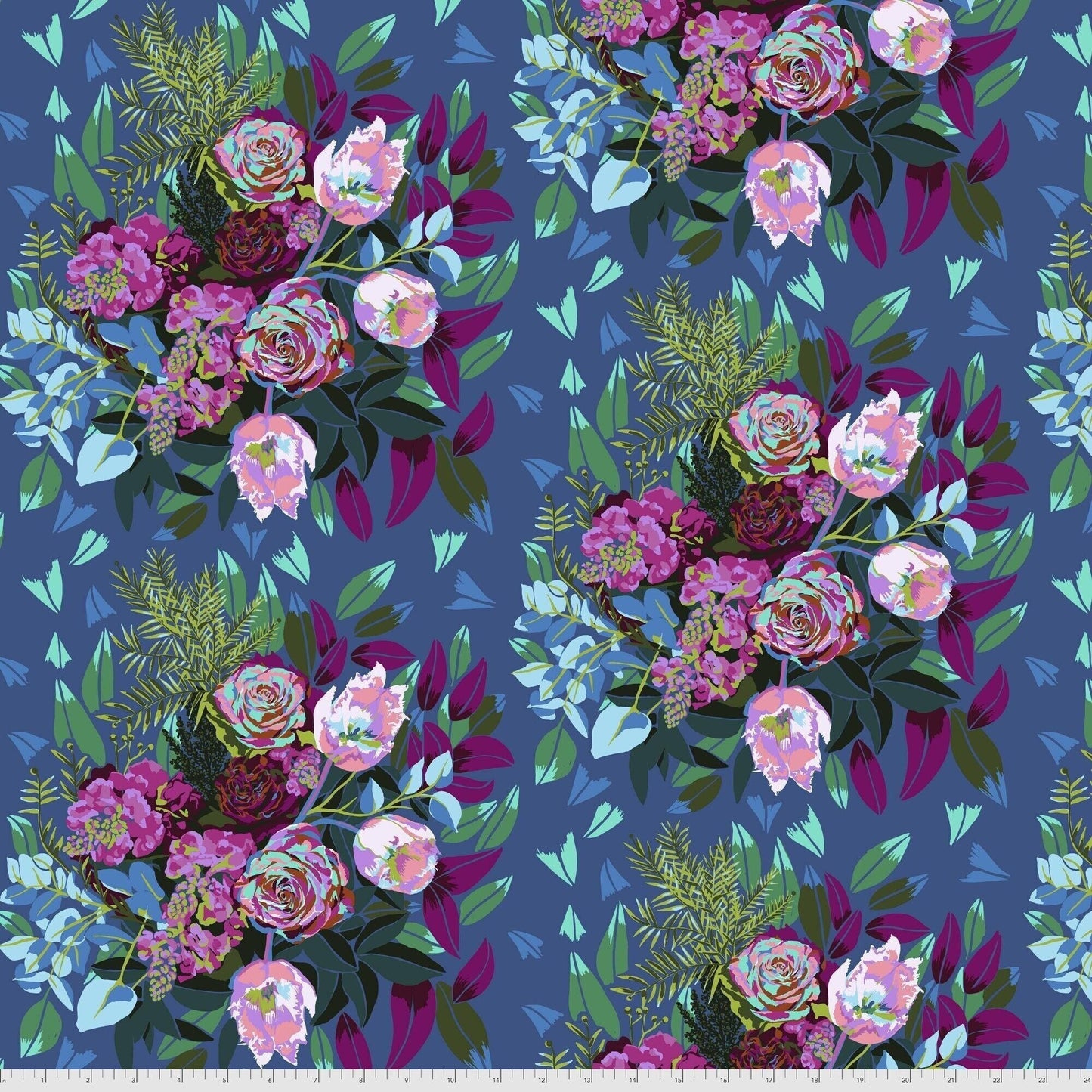 Made My Day NEW FLAME DEEPLY Pwah167 Anna Maria Horner, Free Spirit Fabrics, Quilt Fabric, Floral Fabric, Cotton Fabric, Fabric By The Yard