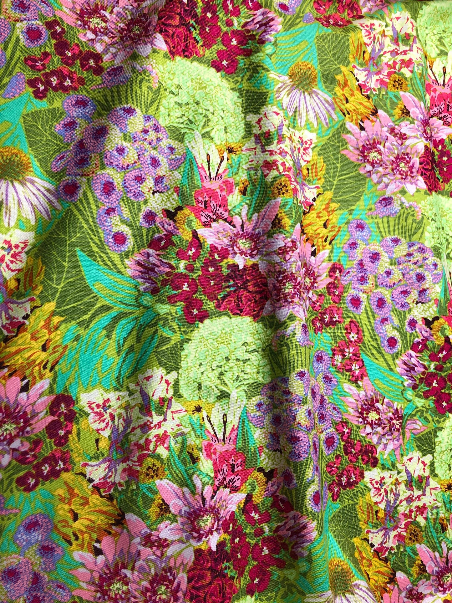 Made My Day SECRET ADMIRER GLANCE Pwah169 Anna Maria Horner, Free Spirit Fabrics, Quilt Fabric, Floral, Cotton Fabric, Fabric By The Yard