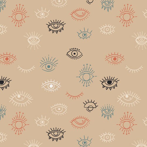 Art Gallery Fabrics LUNA & LAUREL Eye See You Day LUL-28505, Quilt Fabric, Cotton Fabric, Quilting Fabric, Fabric By The Yard