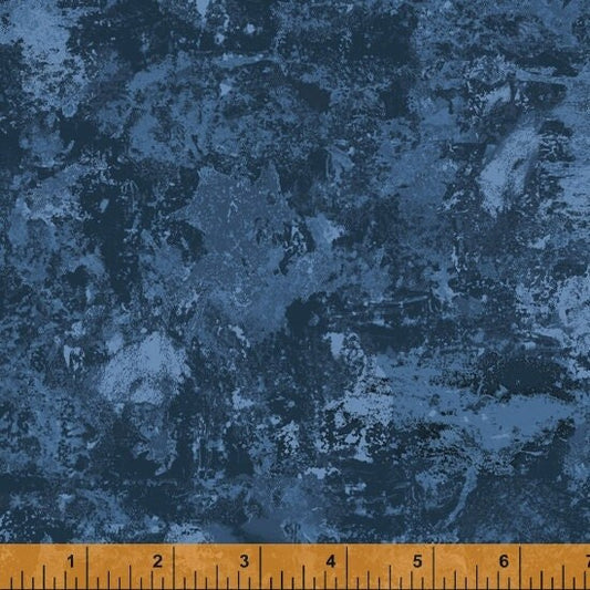 Indigo Dyed 52554-3 Whistler Studios WINDHAM FABRICS, Quilt Fabric, Cotton Fabric, Indigo Fabric, Blue Fabric, Fabric By The Yard