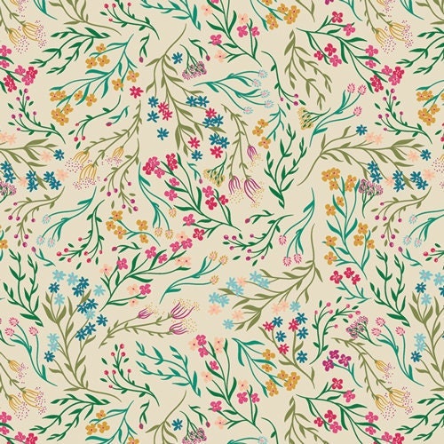 Windswept Illuminated TFS-99108 The Flower Society, Art Gallery Fabrics, Cotton Fabric, Floral Fabric, Quilt Fabric, Fabric By The Yard