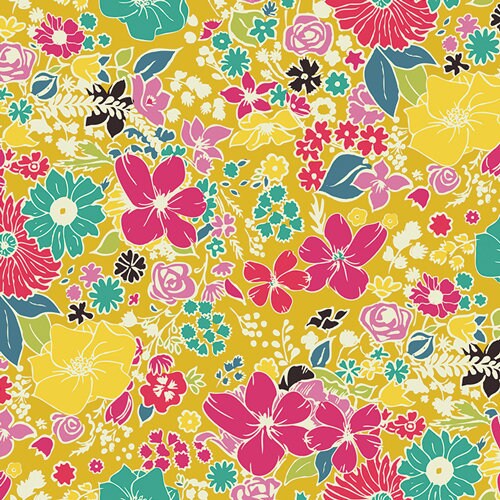 Art Gallery Fabrics FUSION ABLOOM Fashion Scent Abloom FUS-A-400, Quilt Fabric, Cotton Fabric, Quilting Fabric, Fabric By The Yard