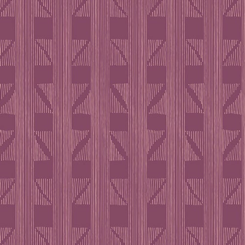 Art Gallery Fabrics FLEET & FLOURISH Expanded Aim Violet FLO-8129, Maureen Cracknell, Quilt Fabric, Cotton Fabric, Fabric By The Yard