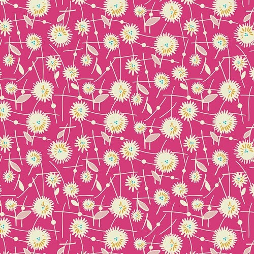 Art Gallery Fabrics FUSIONS ABLOOM Seed Puffs Abloom FUS-A-409, Quilt Fabric, Cotton Fabric, Floral Fabric, Fabric By The Yard