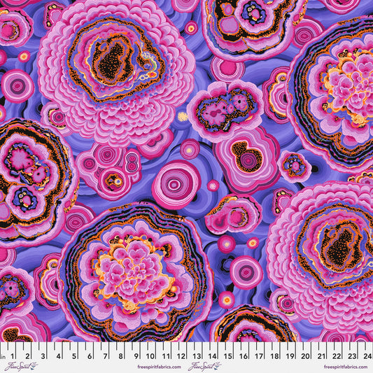 AGATE MAGENTA PWPJ051, Kaffe Fassett, Philip Jacobs, Quilt Fabric, Cotton Fabric, Quilting Fabric, Floral Fabric, Fabric By The Yard