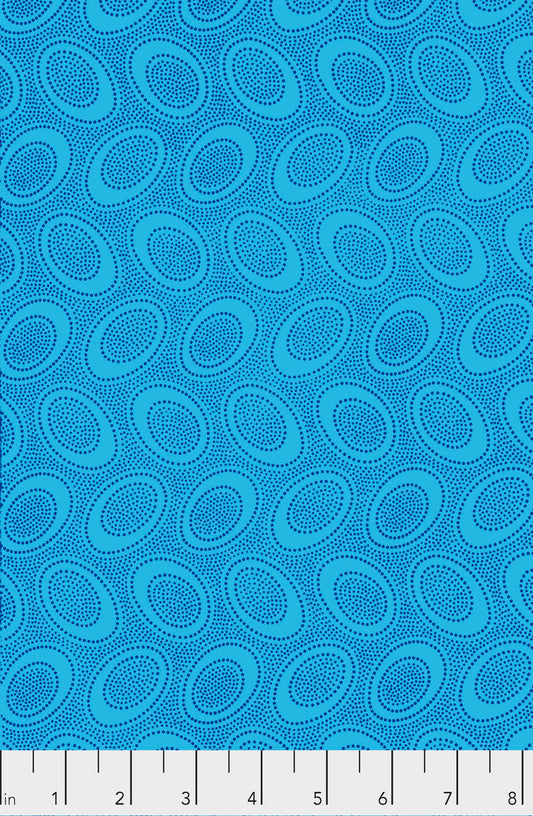 Aboriginal Dot in Turquoise GP71, Kaffe Fassett Fabric, Quilt Fabric, Cotton Fabric, Blender Fabric, Quilting Fabric, Fabric By The Yard