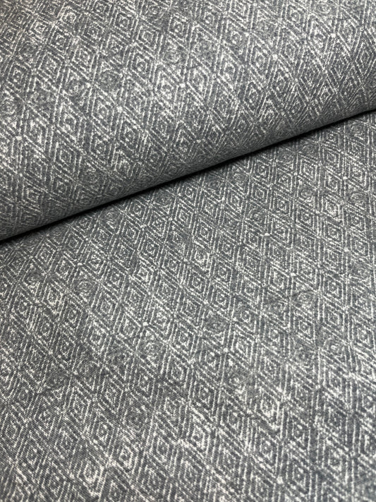 Woolen Flannel Nesting Diamond Slate F10645, Riley Blake Cotton Flannel, Quilt Fabric, Gray Flannel, Grey Flannel, Fabric By The Yard