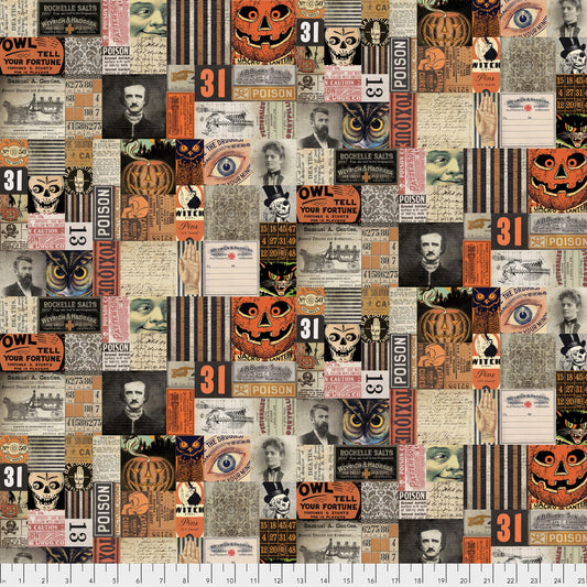 Tim Holtz, CANVAS - OCTOBER 31ST, Materialize, Eclectic Elements, Free Spirit Fabrics