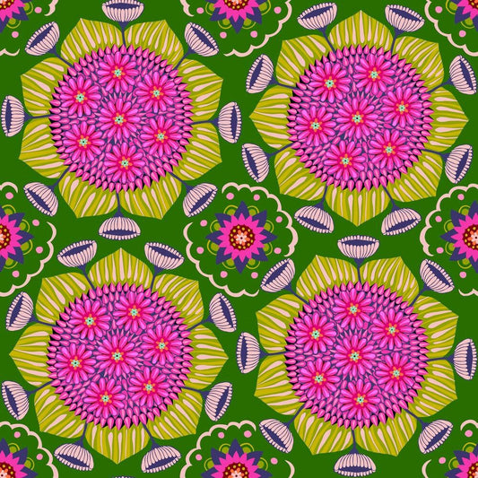 Anna Maria Horner, BRAVE, Surprise, Surreal, Floral Fabric, Cotton Fabric, Quilt Fabric, Quilting, Fabric By the Yard