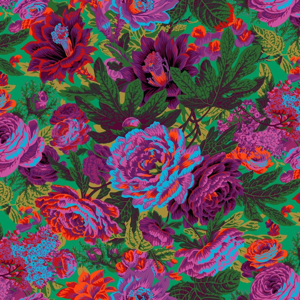 Floral Burst - Green