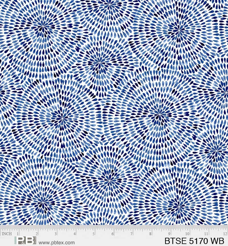 Radiating Droplets - White