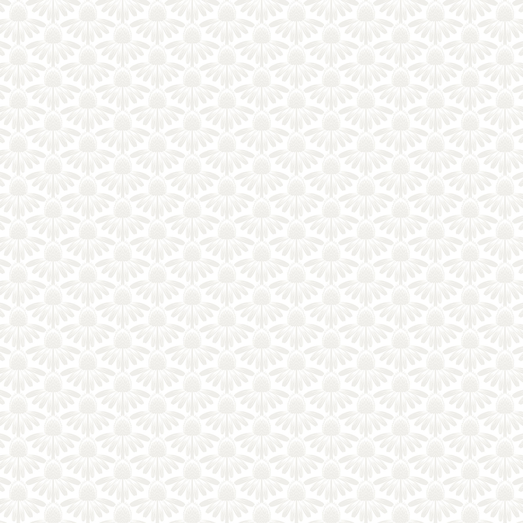 a repeating pattern of white flowers or petals arranged in a symmetrical, grid-like design.