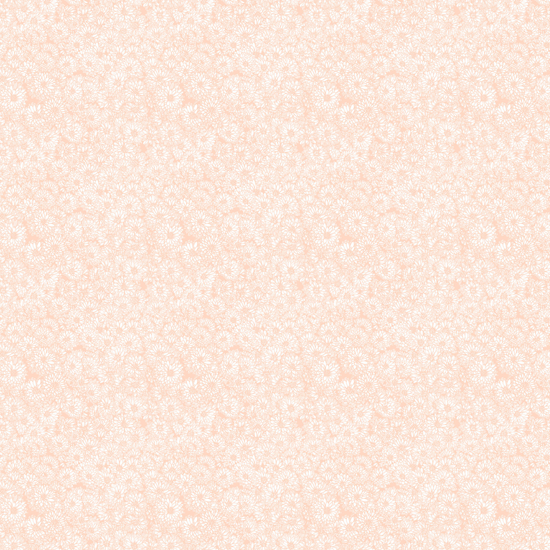 The image is a repeating pattern of small white flowers or bubbles against a light peach background.