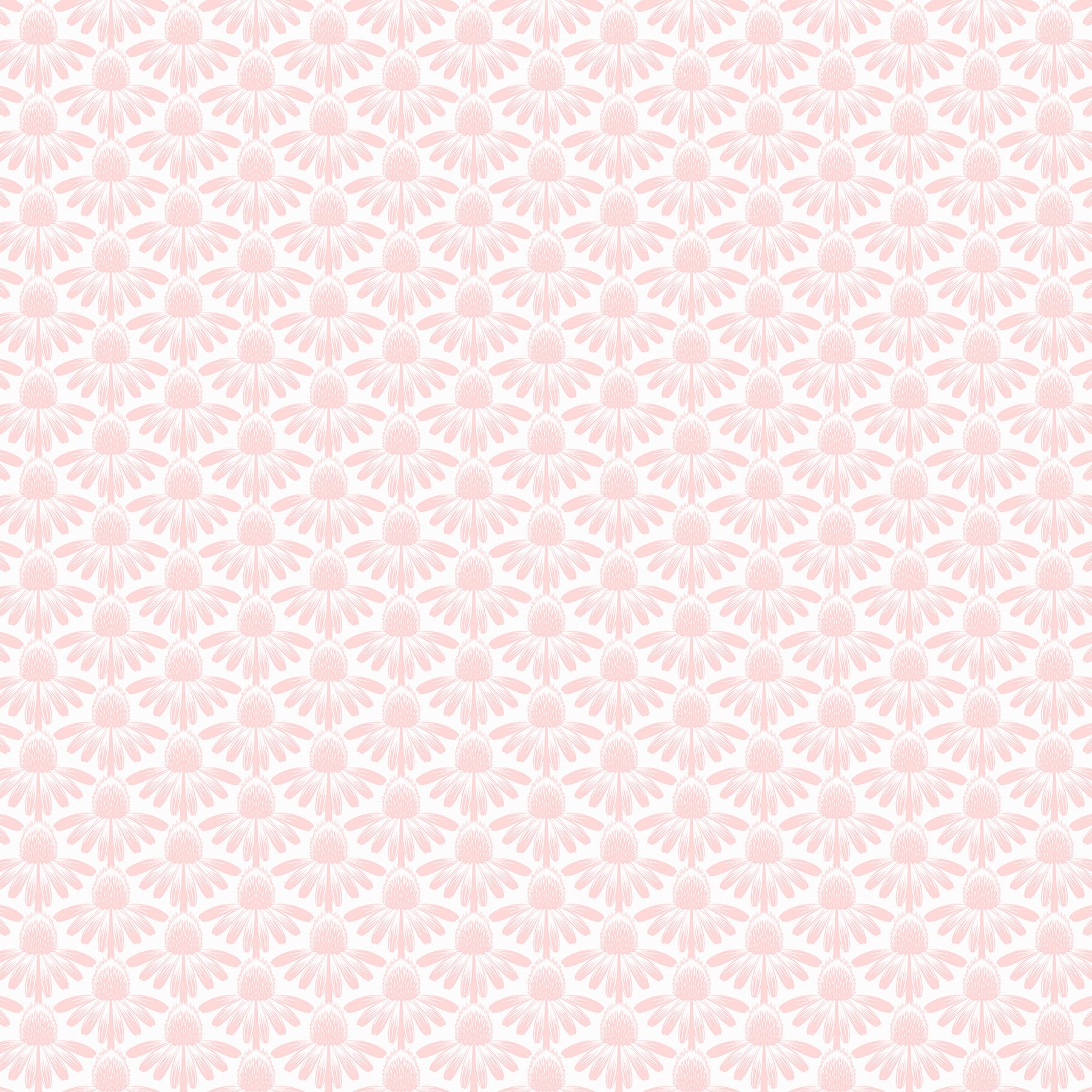 a repeating pattern of pink and white flowers or petals arranged in a symmetrical, repeating design.