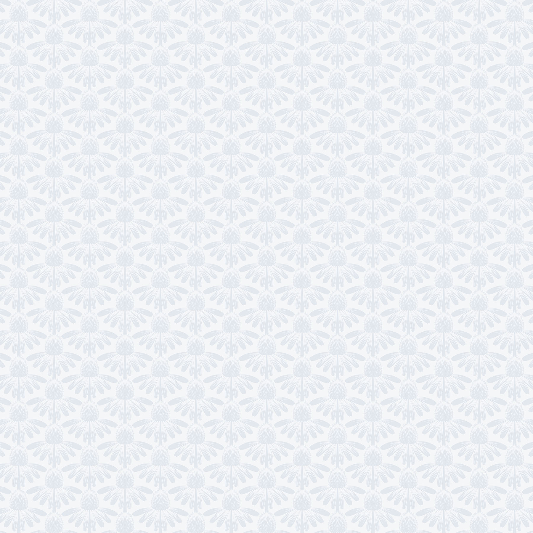 a repeating pattern of light blue flowers or petals arranged in a symmetrical, seamless design.
