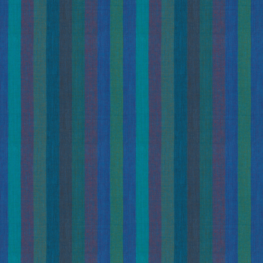 a repeating pattern of vertical stripes in various shades of blue, green, and purple.