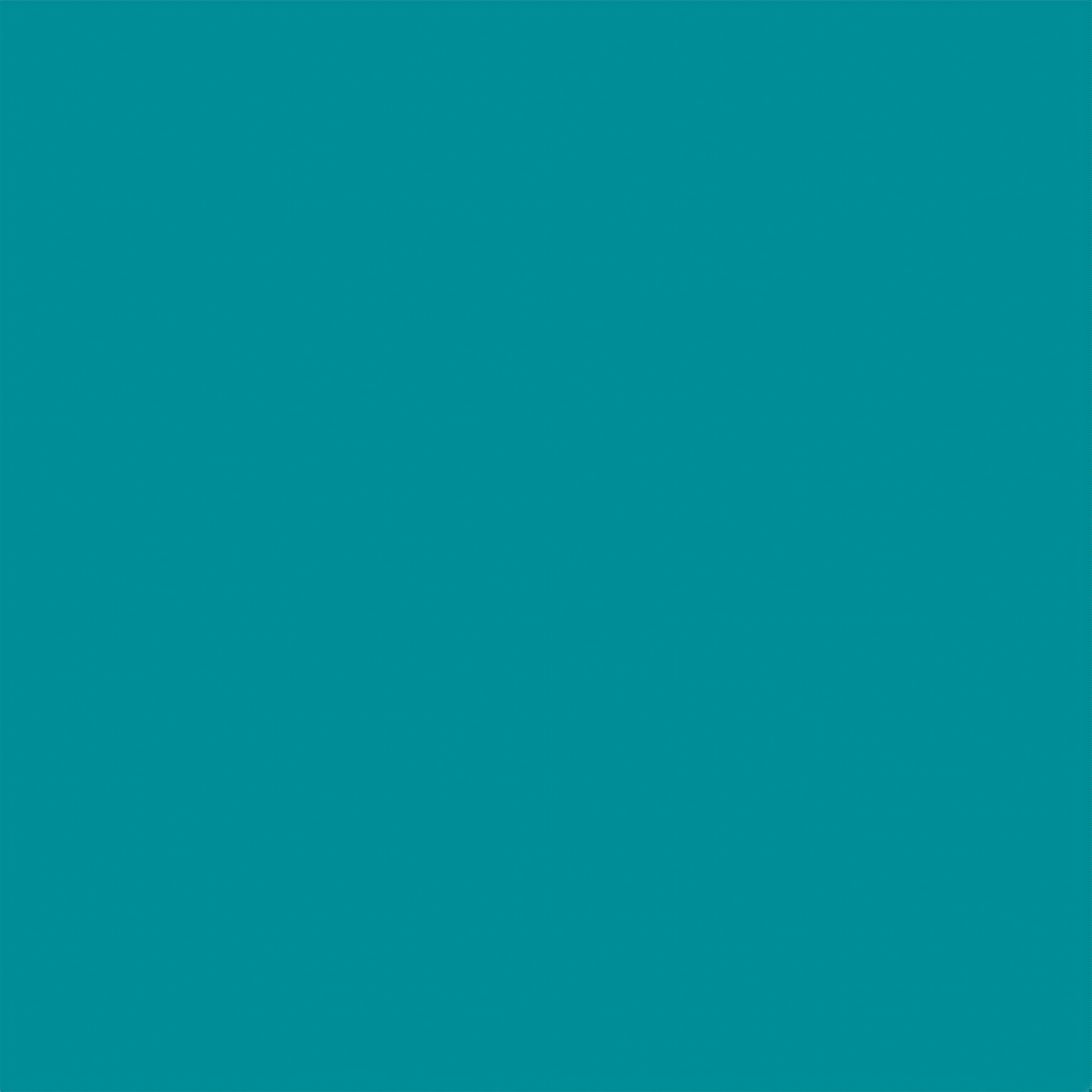 A solid teal-colored background with no other objects or text present.