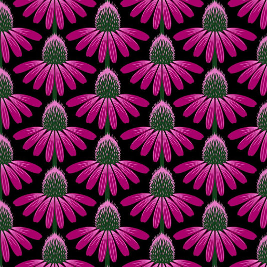 Echinacea Ruby Cotton Lawn Fabric, CLAH007.Ruby – Anna Maria Horner