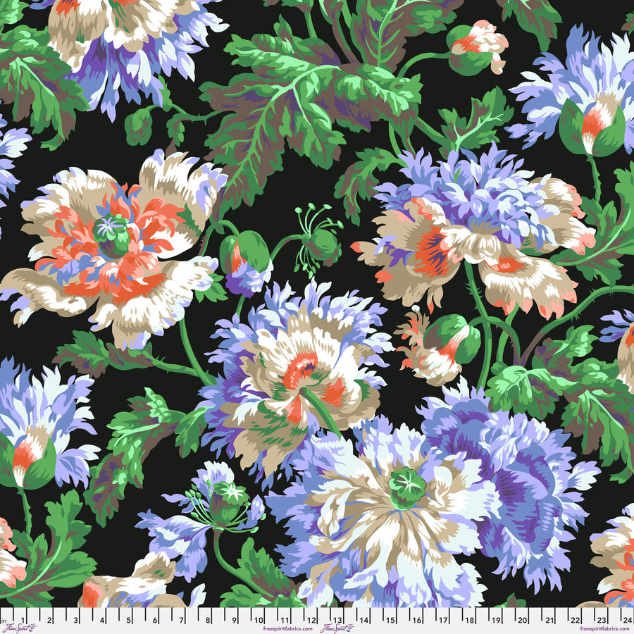 GARDEN PARTY, PWPJ020-CONTRAST, Kaffe Fassett Fabric, Philip Jacobs, Quilting Fabric, Free Spirit Fabrics, Cotton Fabric By The Yard