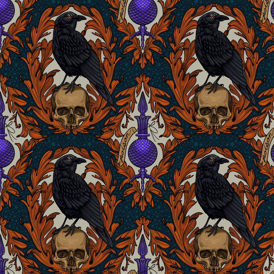 Crow Damask - Multi