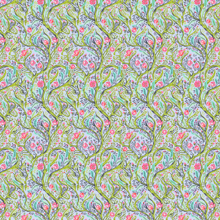 a very colorful pattern with a lot of flowers