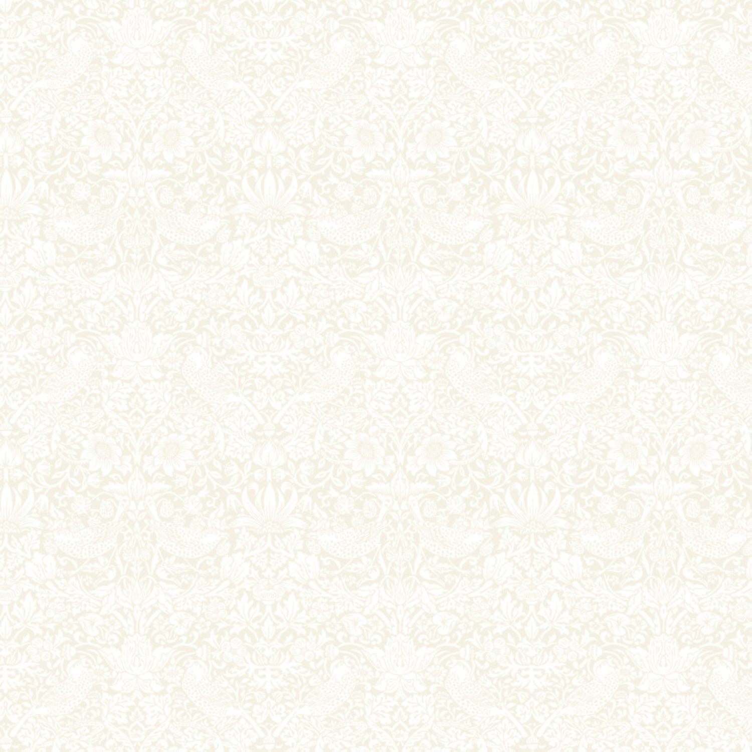 The image is a repeating pattern of a light beige color, featuring a floral or paisley design.