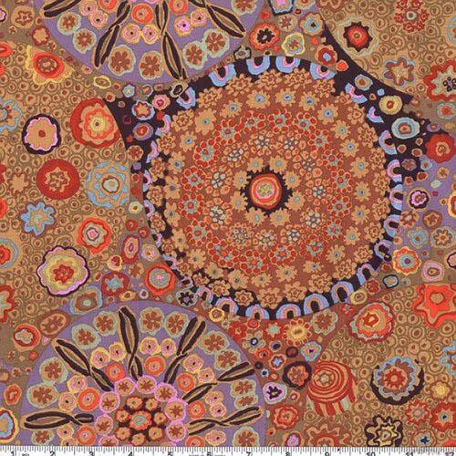 Millefiore in Brown PWGP092, Kaffe Fassett Collective, Free Spirit Fabrics, Shabby Chic, Kaffe Fassett Quilt, Quilting, Fabric By the Yard
