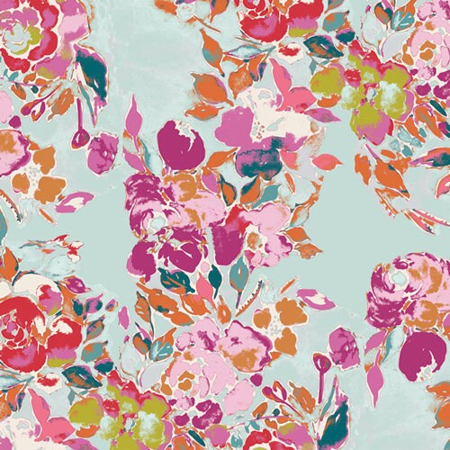 Botanists Poem BLB-44721, Bari J, BLOOMSBURY, Art Gallery Fabrics, Quilting, Baby Girl Quilt, Floral, Shabby Chic, Fabric By the Yard